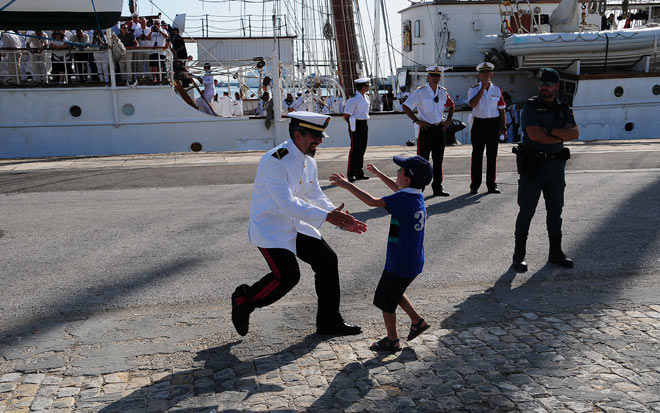 El reencuentro padre-hijo seis meses después / FOTO: Eulogio García