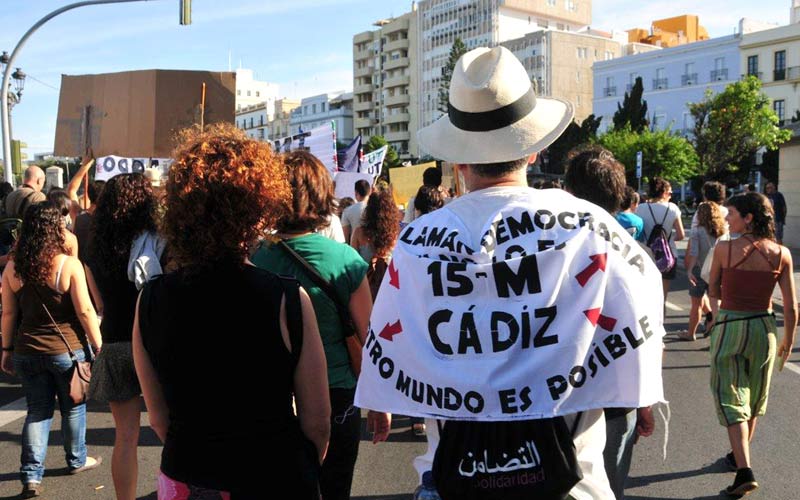 La movilización del 19-J de ese 2011 demostró que la indignación era latente / FOTO: Eulogio García (de archivo)