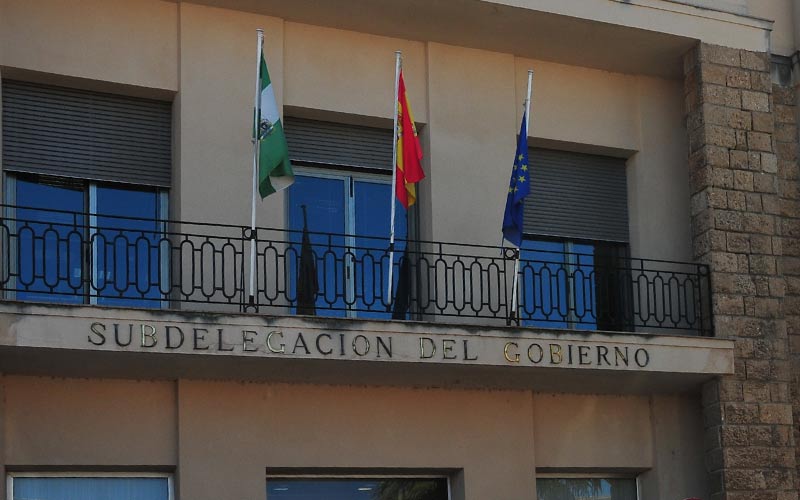 Detalle del edificio de la Subdelegación. / FOTO: de archivo