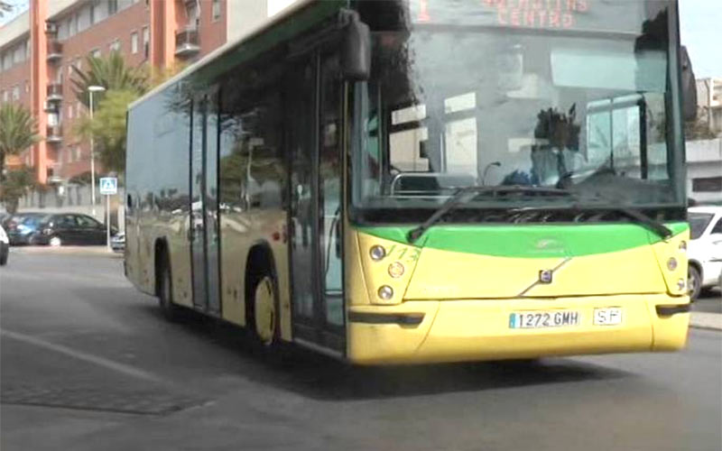 Autobús urbanos chiclanero en una imagen de archivo