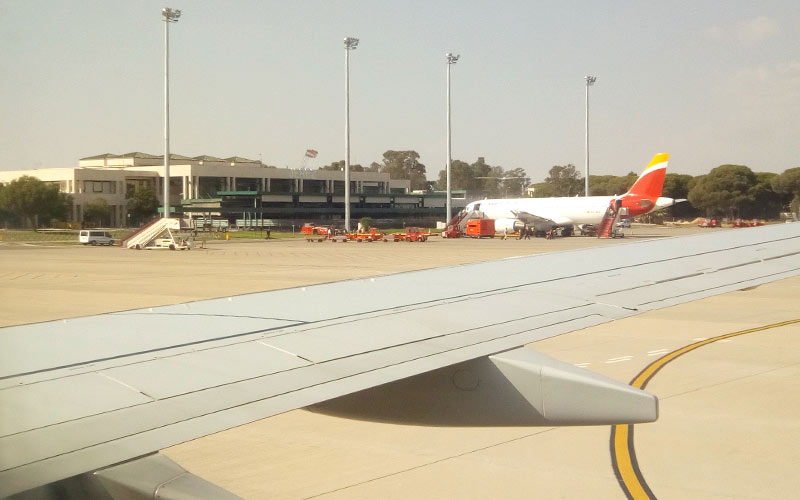 Detalle del aeropuerto gaditano / FOTO: DBC