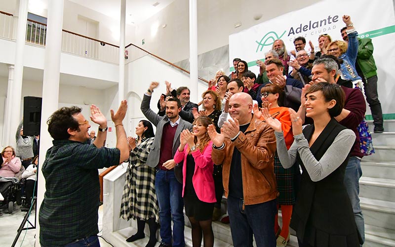 Un momento de la presentación de la candidatura de Adelante en 2019 / FOTO: Eulogio García