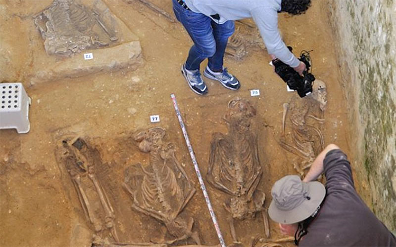 Un momento de los pasados trabajos de excavación / FOTO: Amede