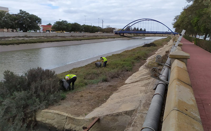 Uno de los tramos del río que atraviesan el centro / FOTO: Ayto.