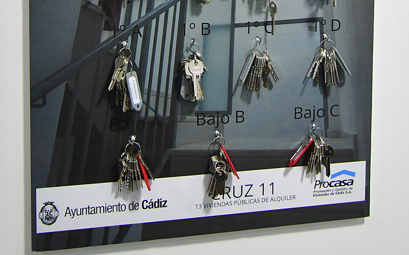 Las llaves a punto de entregarse en una pasada promoción municipal / FOTO: Eulogio García