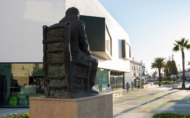 La escultura de Camarón pendiente de 'su' Museo