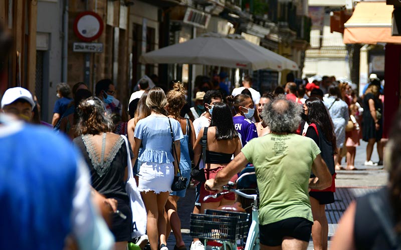 Una mañana en el centro de la capital / FOTO: Eulogio García