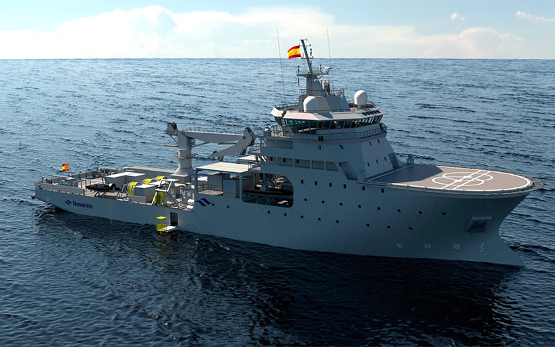 El BAM-IS para la Armada española, a construirse en los astilleros de Puerto Real, supera un hito técnico “esencial”