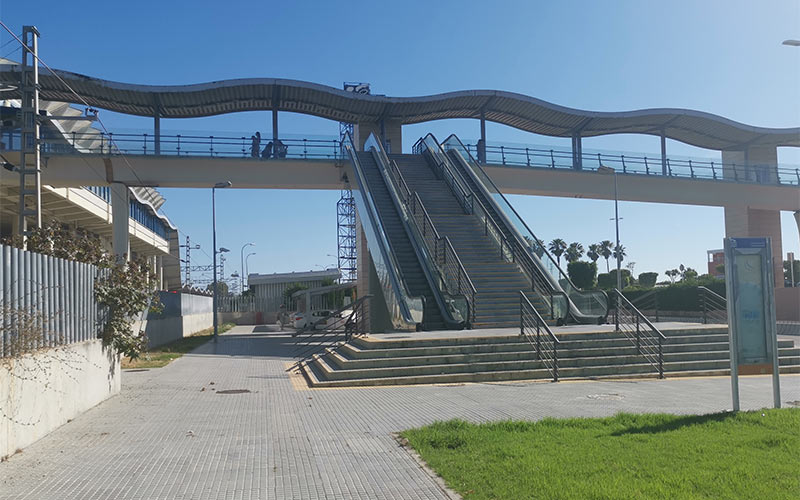 Detalle de las escaleras mecánicas que se reconstruirán / FOTO: de archivo