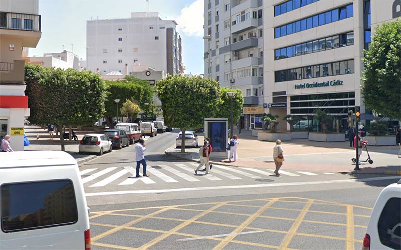 Inicio de la avenida de Portugal desde la avenida princial