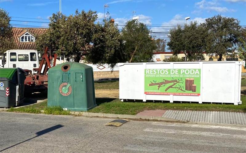 El contenedor va desplazándose por diferentes zonas de la Villa / FOTO: Ayto.