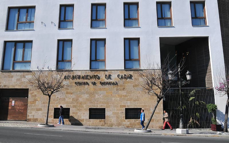 Detalle de la sede del IFEF en la Cuesta de las Calesas / FOTO: Eulogio García