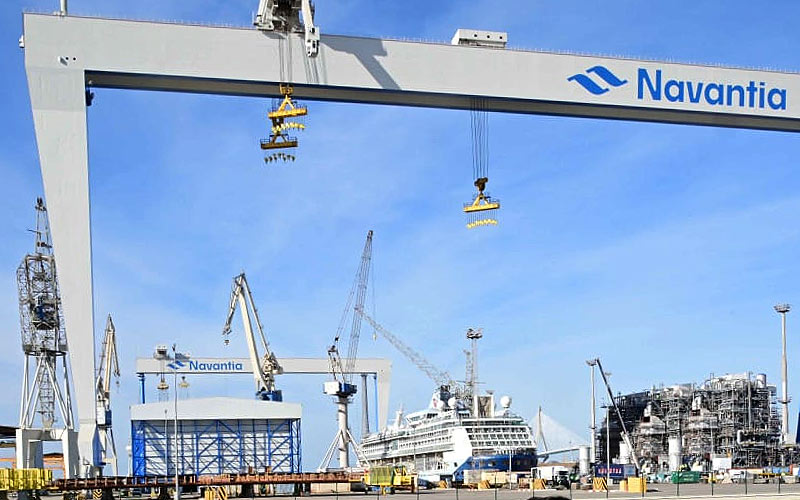 El astillero de Puerto Real construirá bloques para tres buques logísticos de la Royal Navy