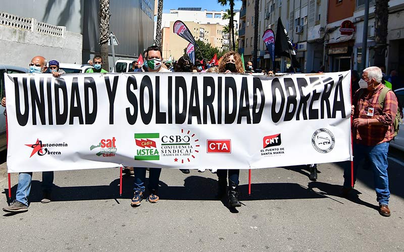 Marcha del pasado 1-M de sindicatos alternativos / FOTO: Eulogio García