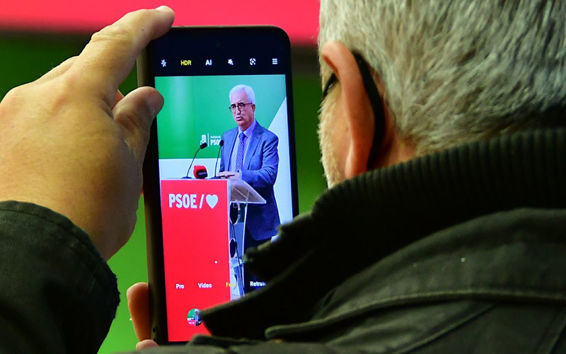 En una pasada rueda de prensa en la sede del PSOE provincial / FOTO: Eulogio García