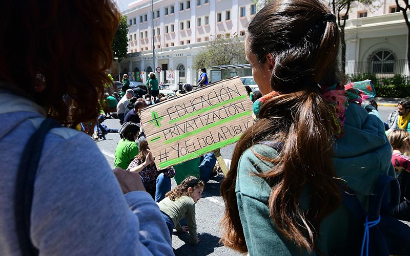 Una pasada marcha por la educación pública / FOTO: Eulogio García