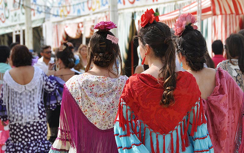 Los trajes de flamenca vuelven a Las Banderas / FOTO: Ayto.