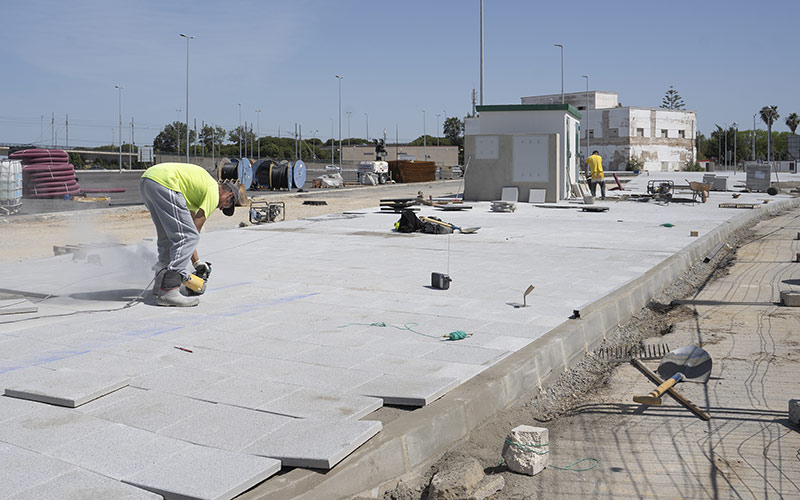 Se sigue dando forma al futuro centro comercial de Janer / FOTO: Ayto.