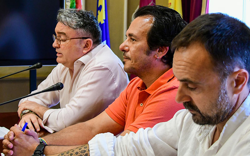 El alcalde en la rueda de prensa de este miércoles / FOTO: Eulogio García