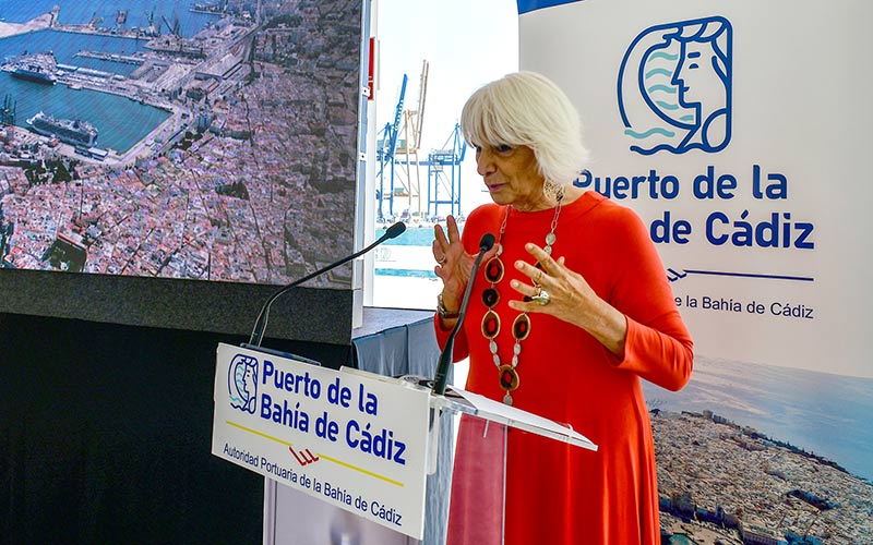 Martínez en una pasada comparecencia como presidenta de la APBC / FOTO: Eulogio García