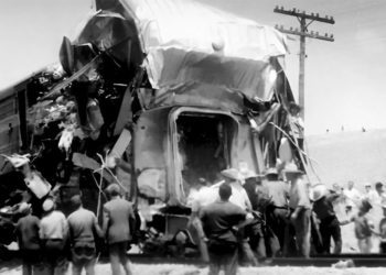 Una de las fotos del accidente reproducidas en el documental / FOTO: Diputación