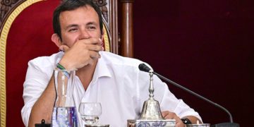 El alcalde presidiendo el pleno de julio / FOTO: Eulogio García