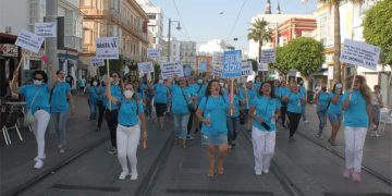 Manifestación de las trabajadoras semanas atrás / FOTO: UGT