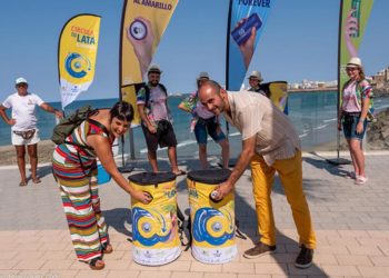Presentando la campaña en Santa María del Mar / FOTO: Ayto.