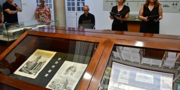 Un momento de la inauguración de la muestra / FOTO: Eulogio García