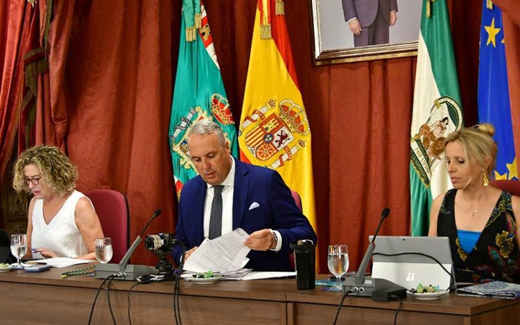 Ruiz Boix se ha estrenado presidiendo el pleno / FOTO: Eulogio García