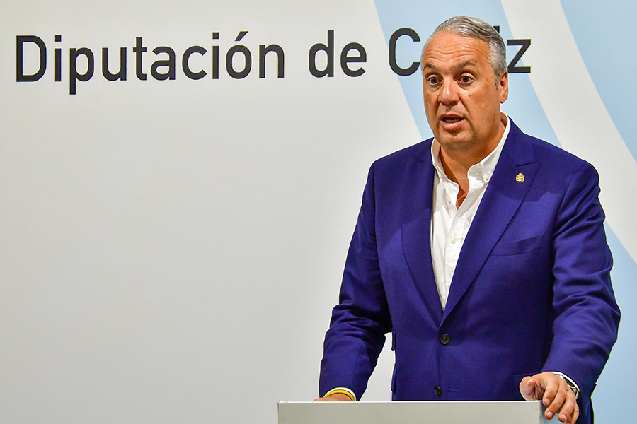 Primera comparecencia del nuevo presidente / FOTO: Eulogio García
