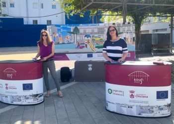 Stand itinerantes para explicar los proyectos EDUSI / FOTO: Ayto.