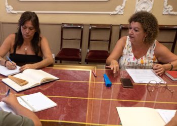 Reunión entre Tubío, Fernández y técnicos / FOTO: Ayto.