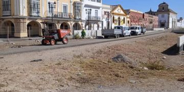 La zona de obras abandonadas se está adecentando estas semanas / FOTO: Ayto.