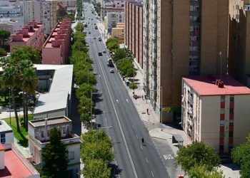 Un tramo de la segunda avenida, desde las alturas / FOTO: Eulogio García