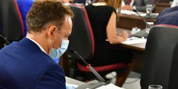 De la Encina en un pasado pleno en la Diputación / FOTO: Eulogio García