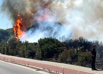 Uno de los focos del fuego / FOTO: UCA