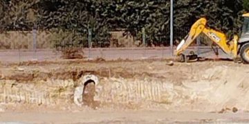 Una de las fotos con las que Unión Portuense sustenta su denuncia