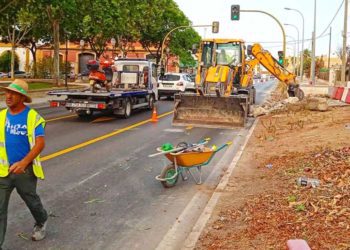 Primeros trabajos en la zona a reurbanizar / FOTO: Ayto.