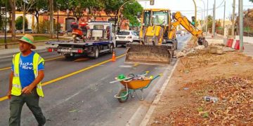 Primeros trabajos en la zona a reurbanizar / FOTO: Ayto.