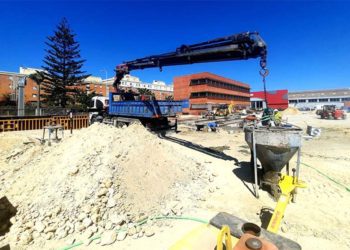 Avanzan las obras del edificio de Zona Base / FOTO: Zona Franca