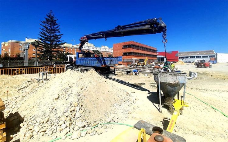 Avanzan las obras del edificio de Zona Base / FOTO: Zona Franca
