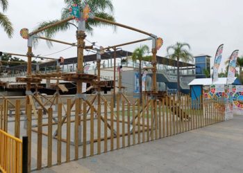 Instalación temporal montada en la Alameda del Río / FOTO: Ayto.