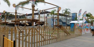 Instalación temporal montada en la Alameda del Río / FOTO: Ayto.