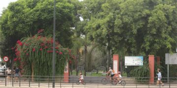 El parque hoy día vallado / FOTO: Ayto.
