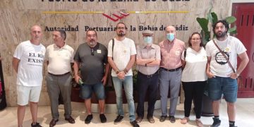 Miembros de la plataforma en la sede de la APBC / FOTO: Más Graneles No