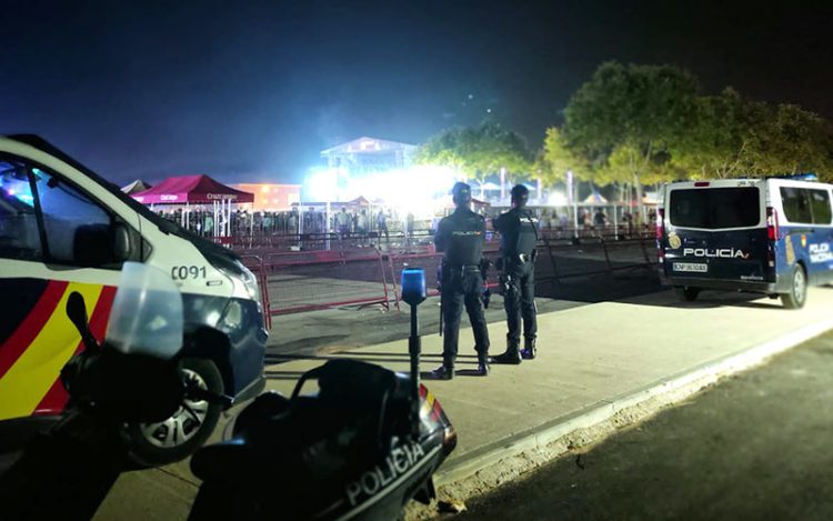 Detalle del operativo de seguridad / FOTO: Policía Nacional