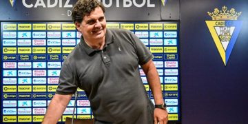 Contreras al entrar en la sala de prensa del estadio / FOTO: Eulogio García