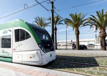 Circulando en pruebas por Chiclana / FOTO: Junta