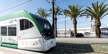 Circulando en pruebas por Chiclana / FOTO: Junta